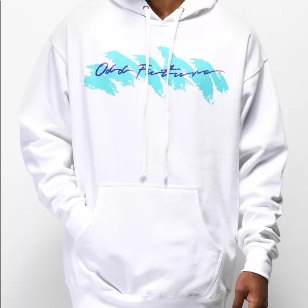 Odd Future Cup White Hoodie